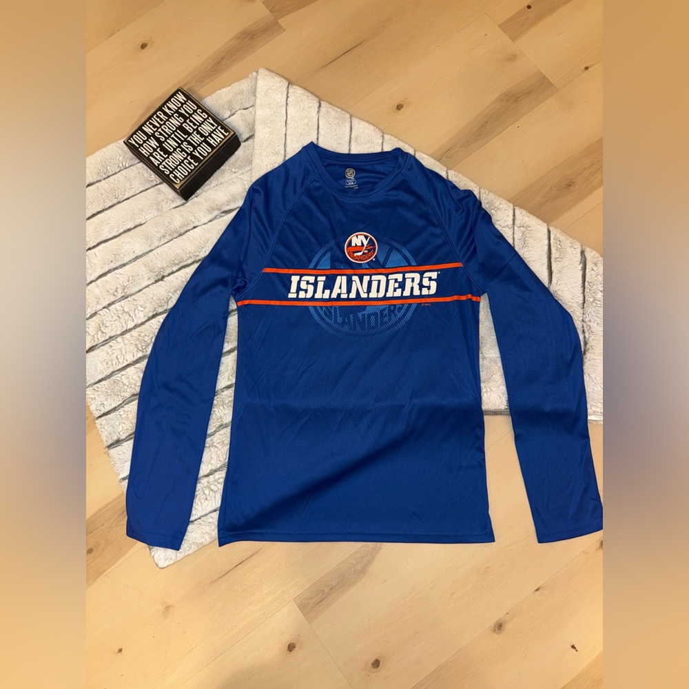 NHL Blue Sports Shirt with Logo